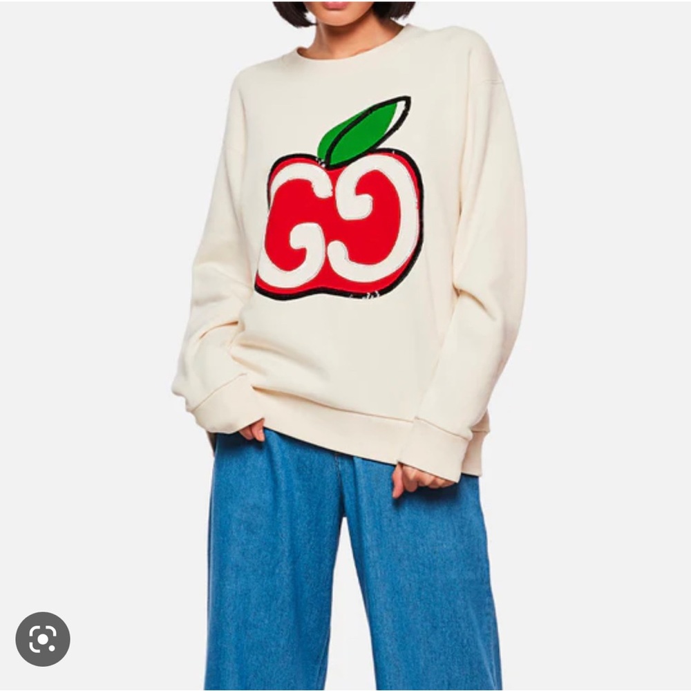 Gucci Women’s GG Apple Sweatshirt